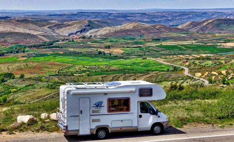 RV on the road